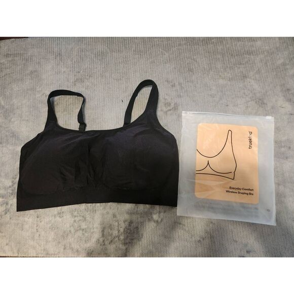 Truekind Shapermint Everyday Comfort Wireless Shaper Bra 3XL Black - Picture 1 of 4